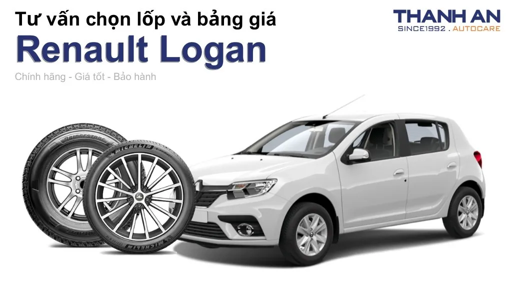 Lốp xe Renault Logan giá bao nhiêu? Sử dụng các kích thước nào?