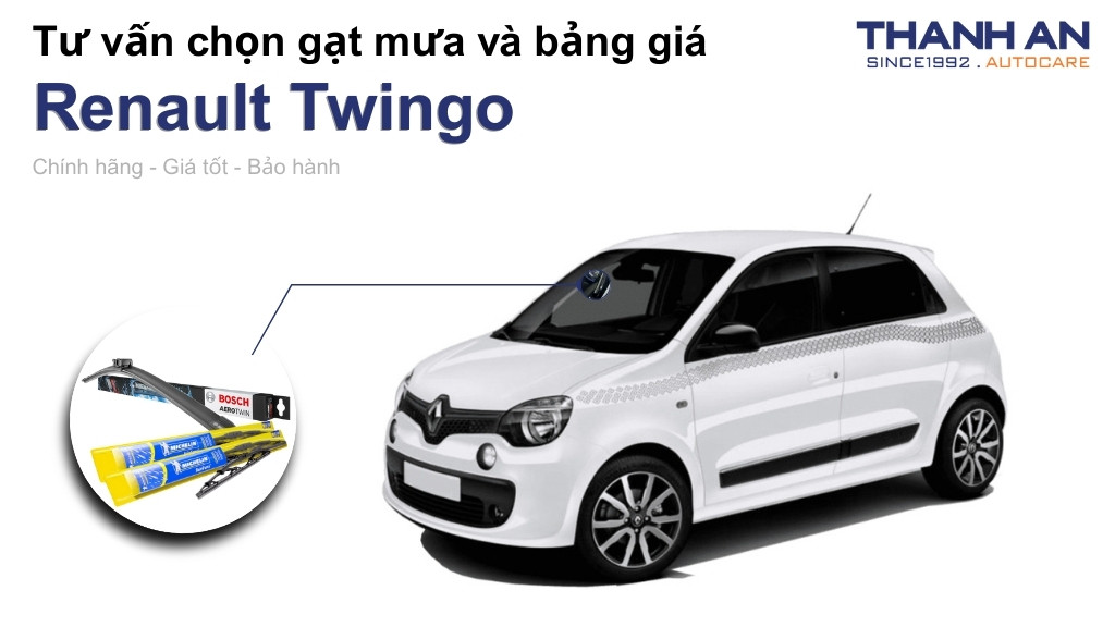 Gạt mưa xe Renault Twingo loại nào tốt? Bảng giá mới nhất