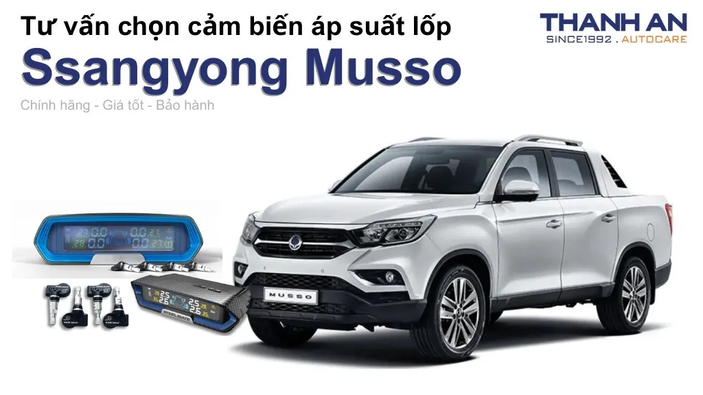 Cảm biến áp suất lốp xe Ssangyong Musso loại nào tốt? Bảng giá mới nhất