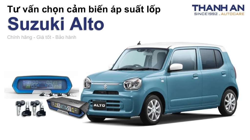 Cảm biến áp suất lốp xe Suzuki Alto loại nào tốt? Bảng giá mới nhất