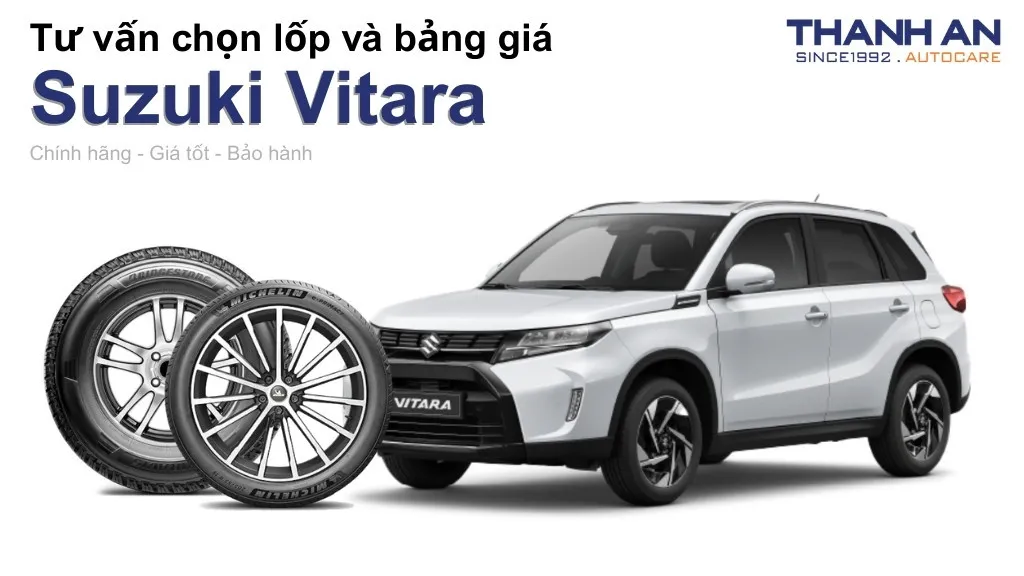 Lốp xe Suzuki Vitara giá bao nhiêu? Sử dụng các kích thước nào?