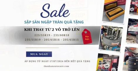 Sale sập sàn ngập tràn quà tặng tháng 7