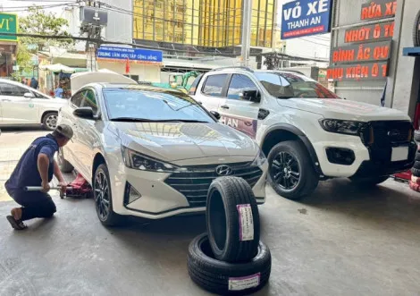 Thay lốp xe ô tô Quảng Ngãi: Giao tận nơi, chính hãng, nhanh và giá minh bạch
