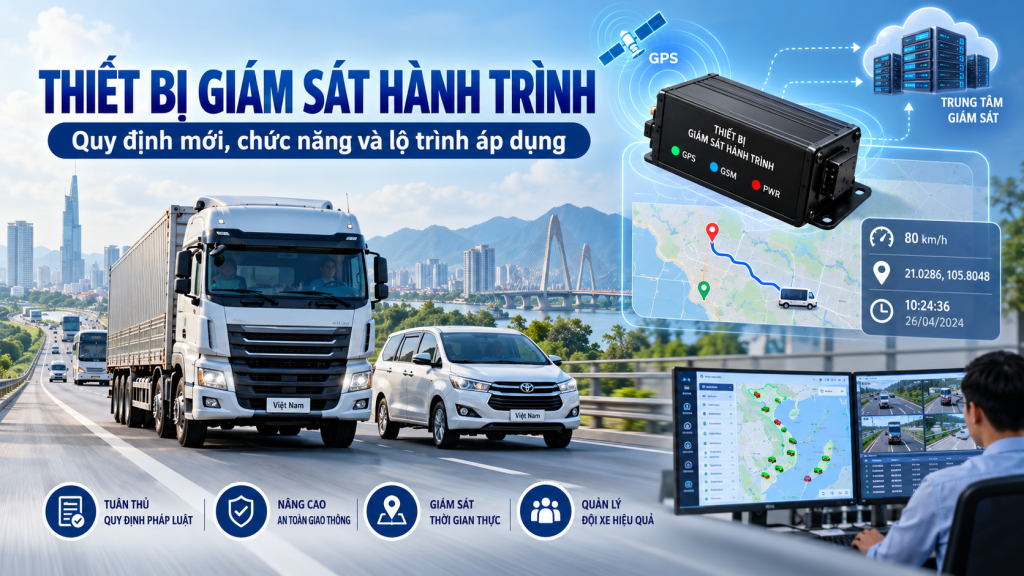 Thiết Bị Giám Sát Hành Trình Là Gì? Cập Nhật Quy Định Lắp Đặt 2026