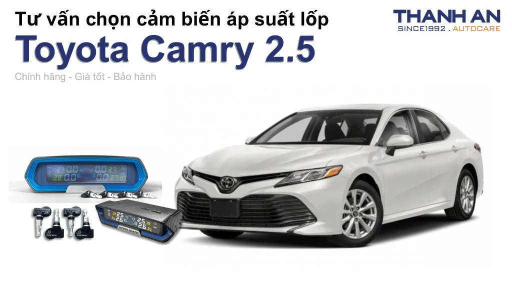 Cảm biến áp suất lốp xe Toyota Camry 2.5 loại nào tốt? Bảng giá mới nhất