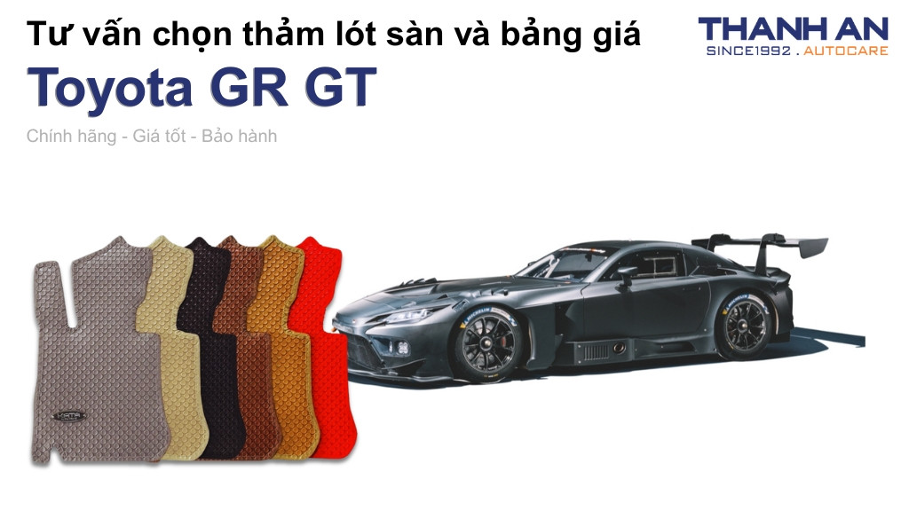 Thảm lót sàn xe Toyota GR GT loại nào tốt? Bảng giá mới nhất