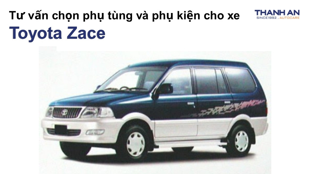 Phụ tùng và phụ kiện xe Toyota Zace
