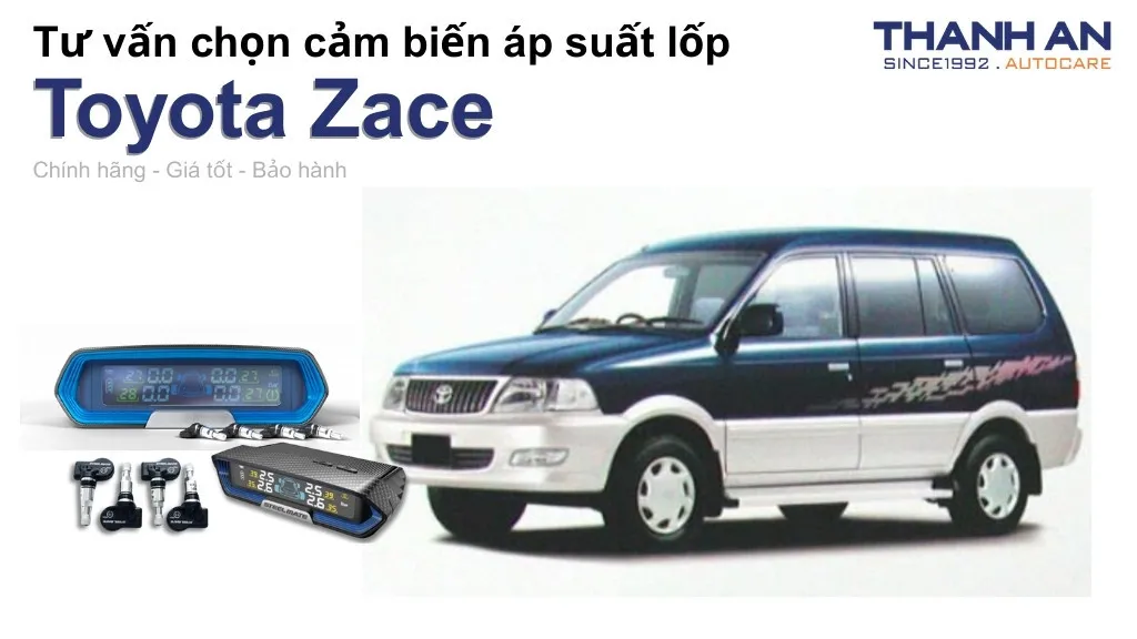 Cảm biến áp suất lốp xe Toyota Zace loại nào tốt? Bảng giá mới nhất