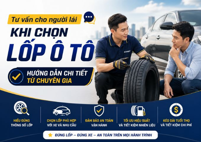 Tư vấn cho người lái khi chọn lốp ô tô: Hướng dẫn chi tiết từ chuyên gia