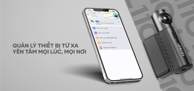 Vietmap L110 Kết nối 4G LTE biến chiếc camera thành một trung tâm giám sát an ninh liên tục mọi lúc mọi nơi