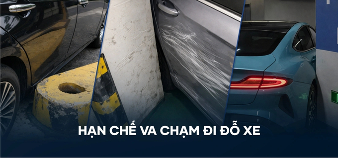 Vietmap SC620 ghi hình dọc thân xe hạn chế va chạm khi đỗ xe