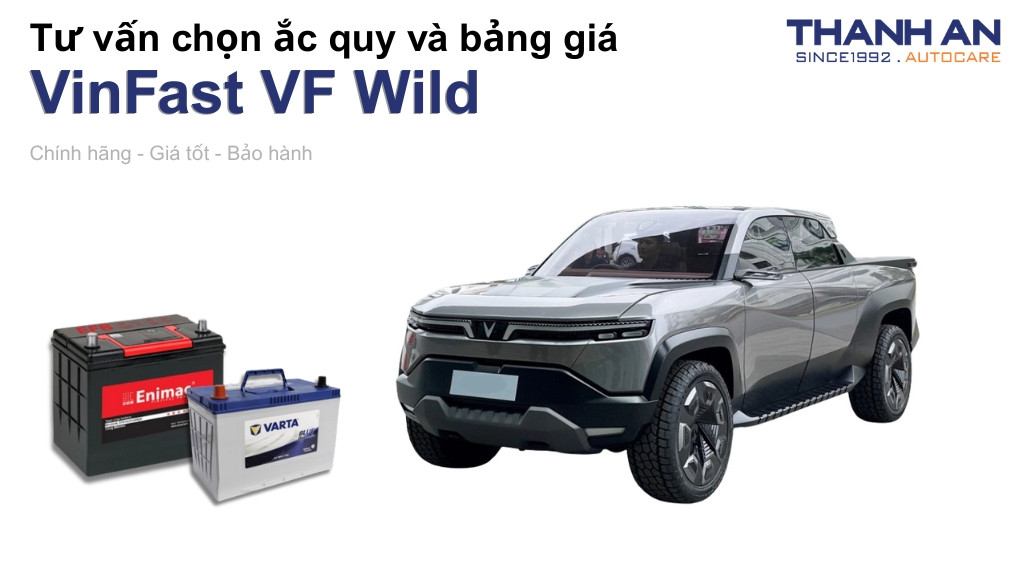Bình ắc quy xe VinFast VF Wild loại nào tốt? Bảng giá mới nhất