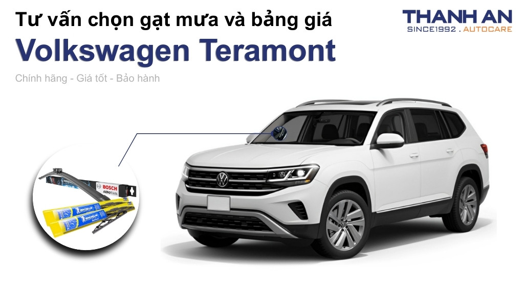 Gạt mưa xe Volkswagen Teramont loại nào tốt? Bảng giá mới nhất