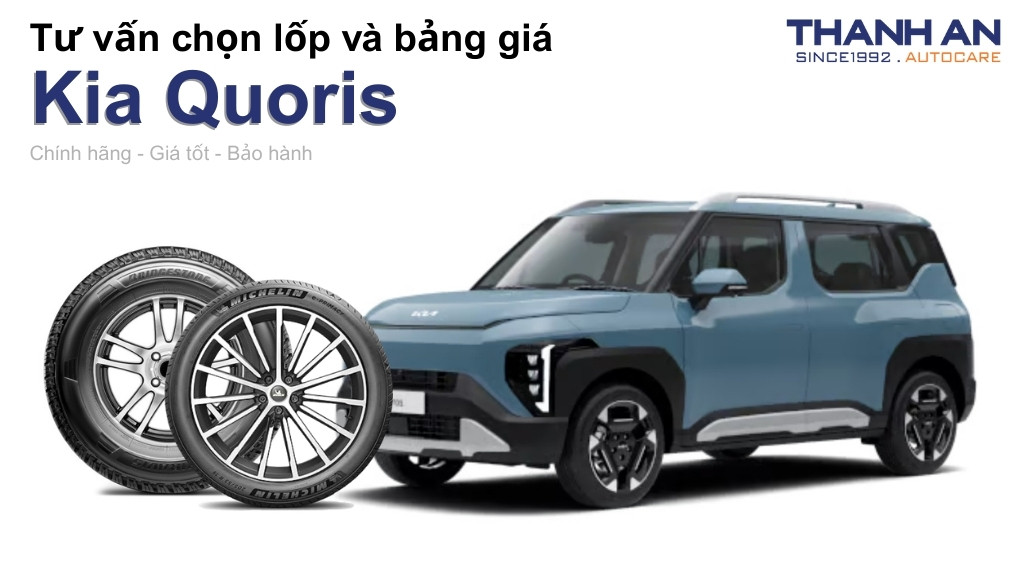Lốp xe Kia Quoris giá bao nhiêu? Sử dụng các kích thước nào?