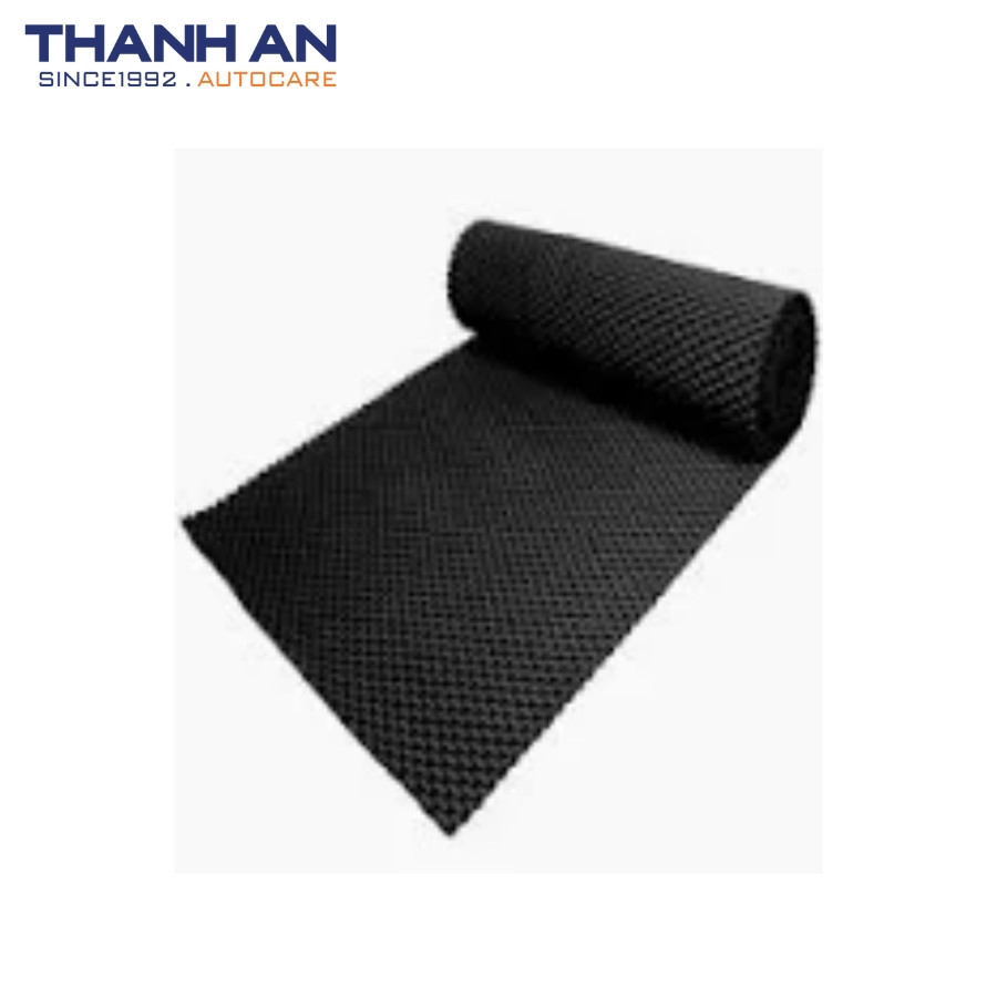 Thảm lót sàn NB cuộn Tròn HB008 đen ngang 1.2m