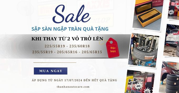 Sale sập sàn ngập tràn quà tặng tháng 7